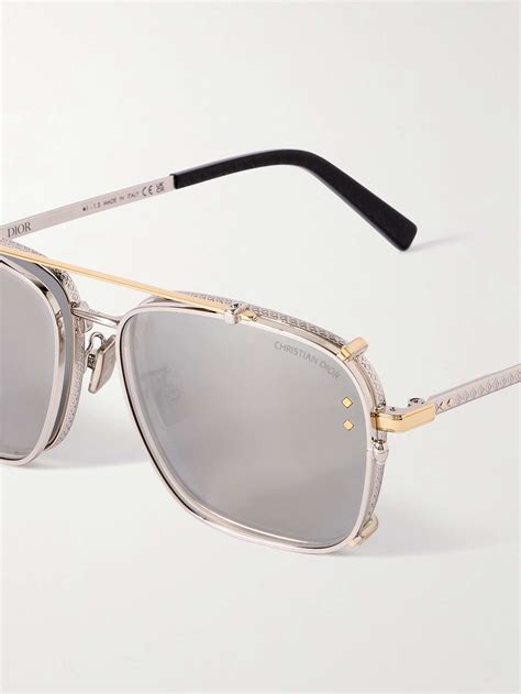 dior sonnenbrille für männer mit goldene umrandun|CD Diamond Sonnenbrille .